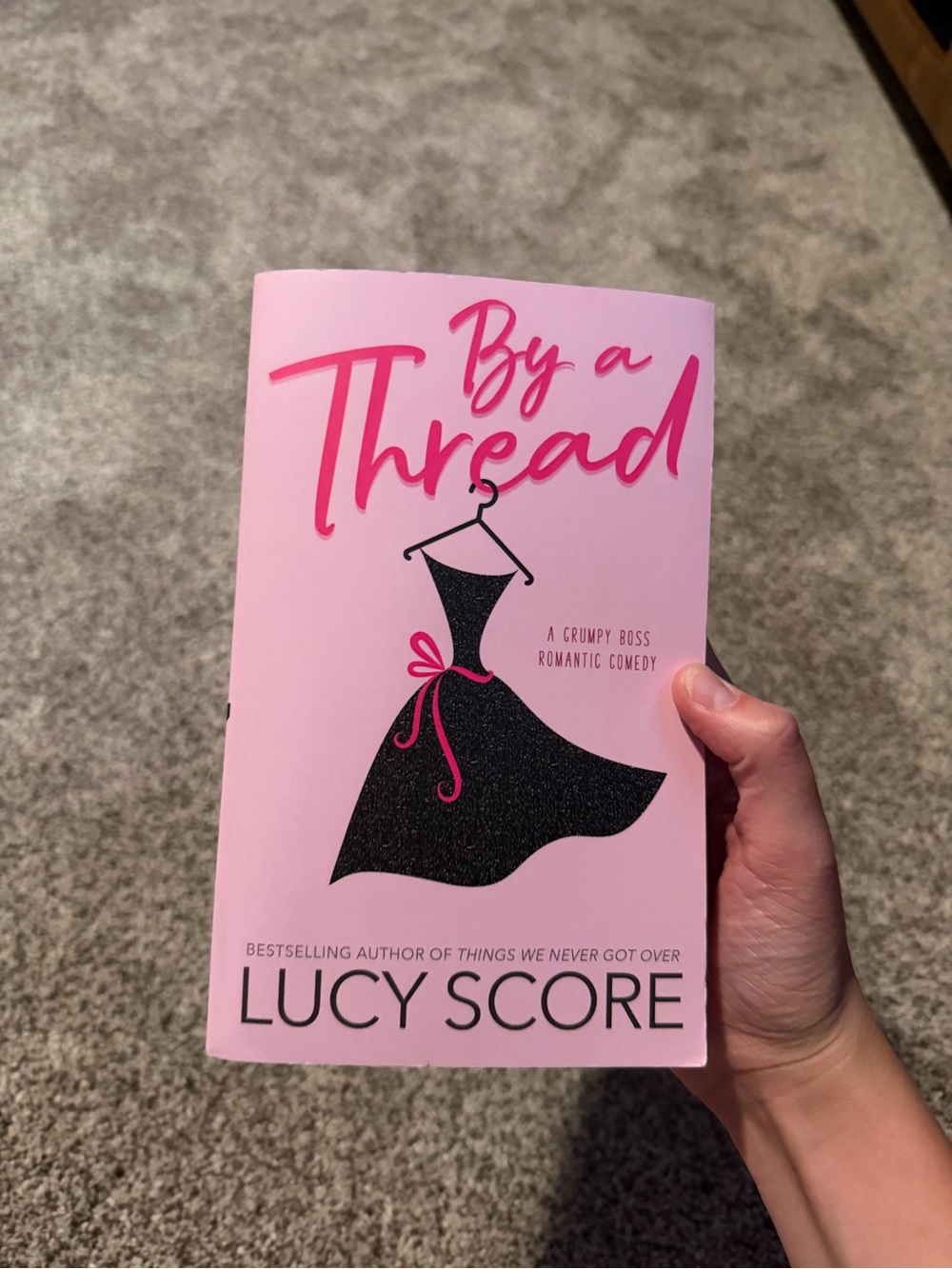 By a Thread by Lucy Score - Pink Cover